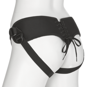 Vac U Lock Corset Harness Black