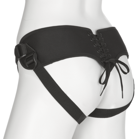 Vac U Lock Corset Harness Black