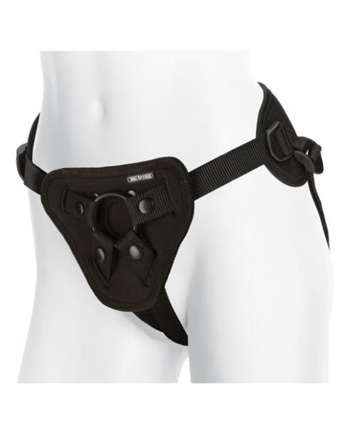 Vac U Lock Supreme Harness With Vibrating Plug