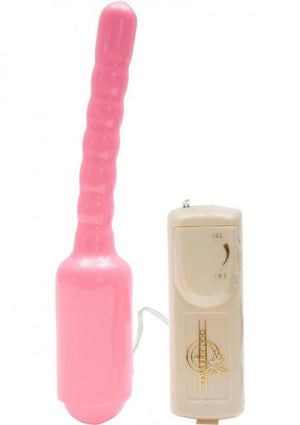 Anal Invader Vibrator 8 Inch Flesh