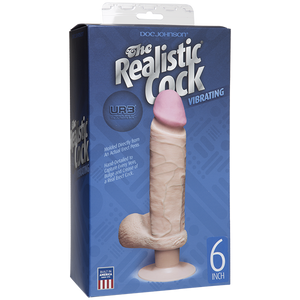 Ur3 Vibrating Realistic 6in C*Ck Beige