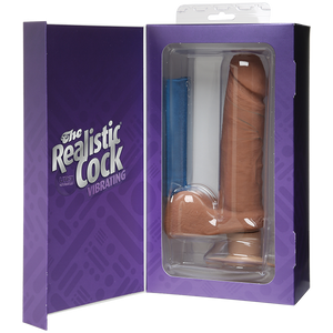 The Vibro Realistic Cock Ur3 Vibrator 6 Inch Tan