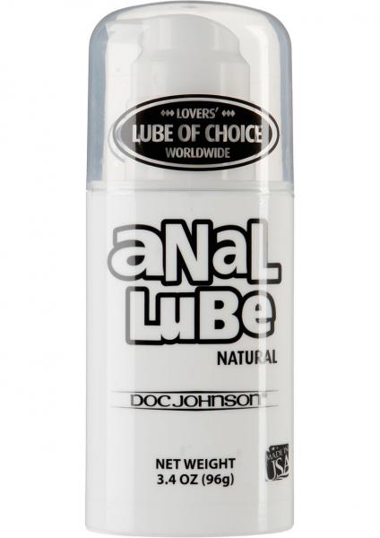 Anal Lube Natural Airless Pump 3.4 Ounce