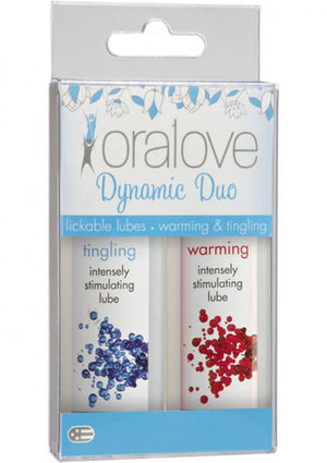 Oralove Dynamic Duo Lickable Warming And Tingling Lubes