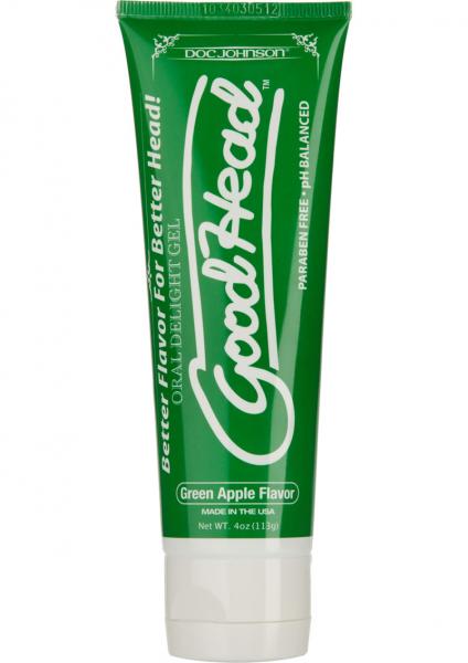 Goodhead Oral Delight Gel Green Apple 4oz Tube