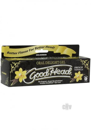 Goodhead Oral Delight Gel French Vanilla 4oz Tube