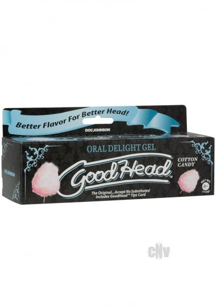 Goodhead Oral Delight Gel Cotton Candy Tube 4 Fluid Ounces