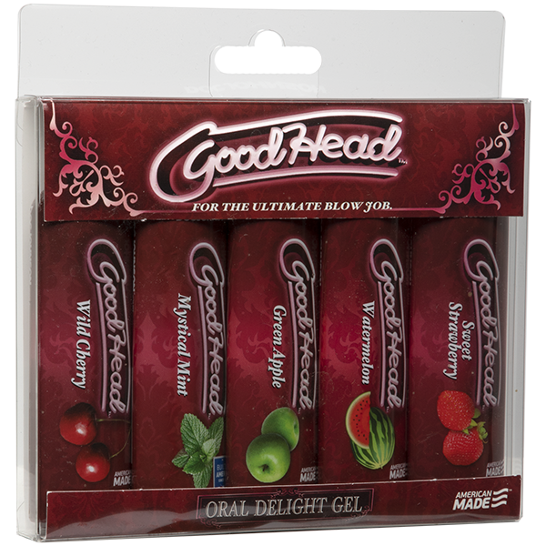 Goodhead Oral Delight Gel Assorted Flavors 5 Pack 1oz