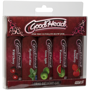 Goodhead Oral Delight Gel Assorted Flavors 5 Pack 1oz