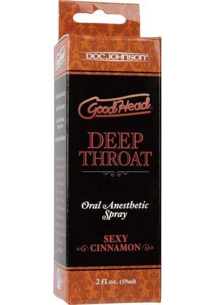 Goodhead Deep Throat Spray Sexy Cinnamon 2oz