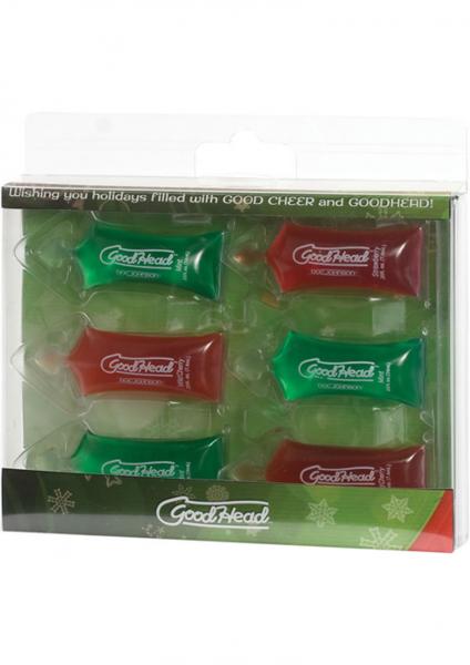 Goodhead Christmas Oral Gel Flavored Pillows 6 Per Pack