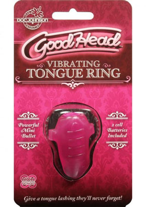 Good Head Vibrating Tongue Ring Pink