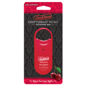 Goodhead Deep Throat To Go Cherry Spray