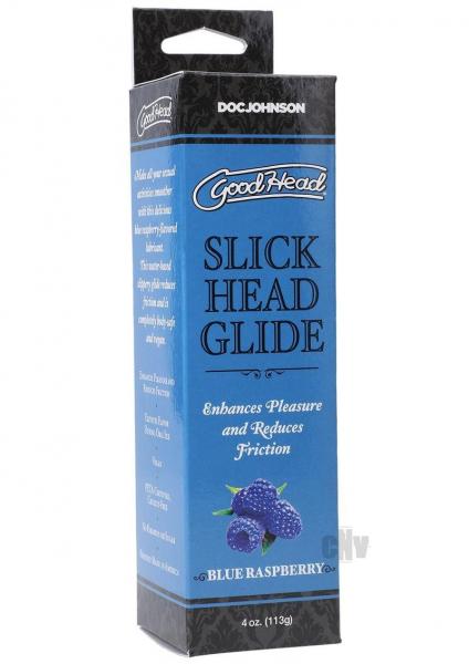 Goodhead Slick Head Blue Rasp 4oz