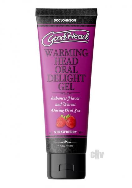 Goodhead Warm Head Gel Strawber 4oz Bulk