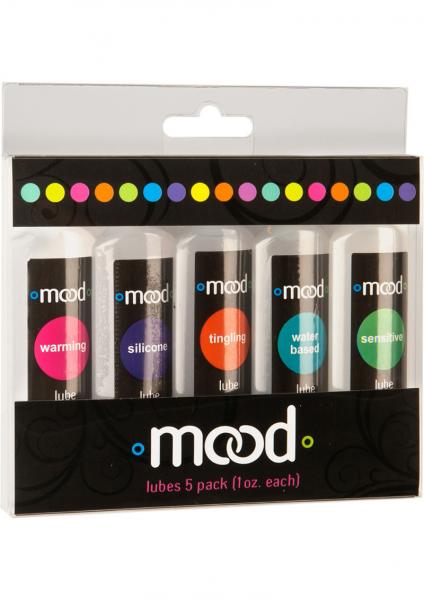 Mood Lube 5 Pack 1 Ounce Bottles