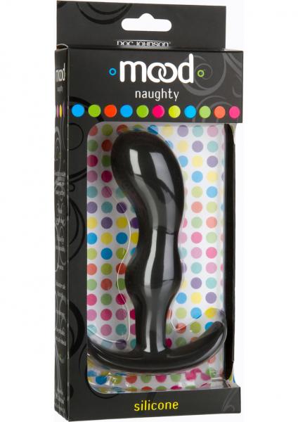 Mood Naughty 2 Silicone Anal Plug Large Black