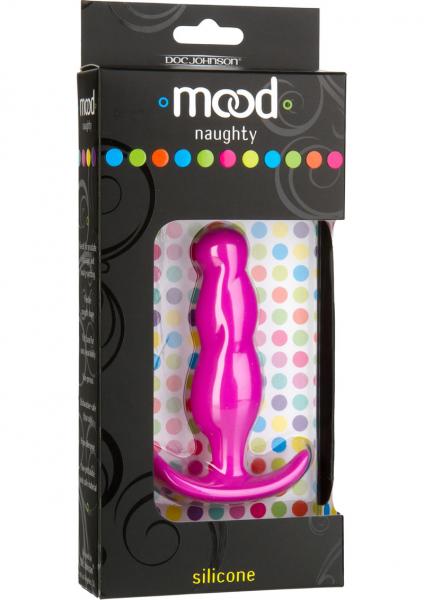 Mood Naughty 3 Anal Plug Silicone Pink 3.5 Inch