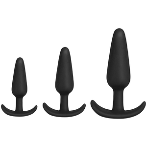 Mood Naughty 1 Trainer 3 Plugs Set Black