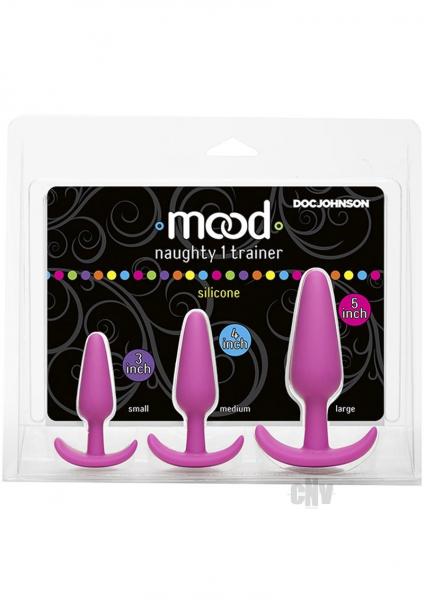 Mood Naughty 1 Anal Trainer Set Pink Set Of 3