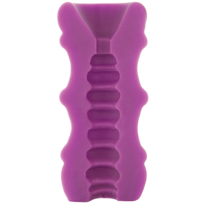 Mood Pleaser Thick Ribbed Purple Masturbator