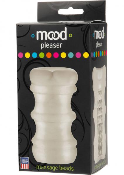 Mood Pleaser Massage Beads Masturbator White