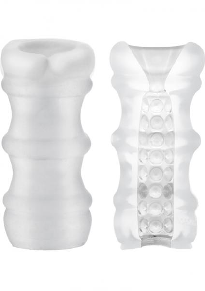 Mood Pleaser Massage Beads Masturbator White