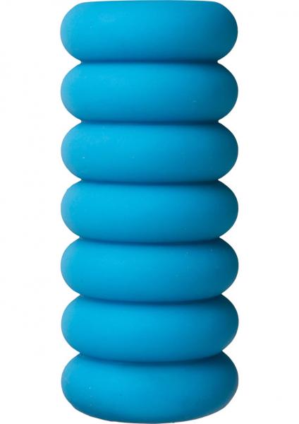 Mood Thrill Triple Texture Masturbator Blue