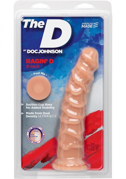 D Ragin D 8 Inches Vanilla Beige Dildo