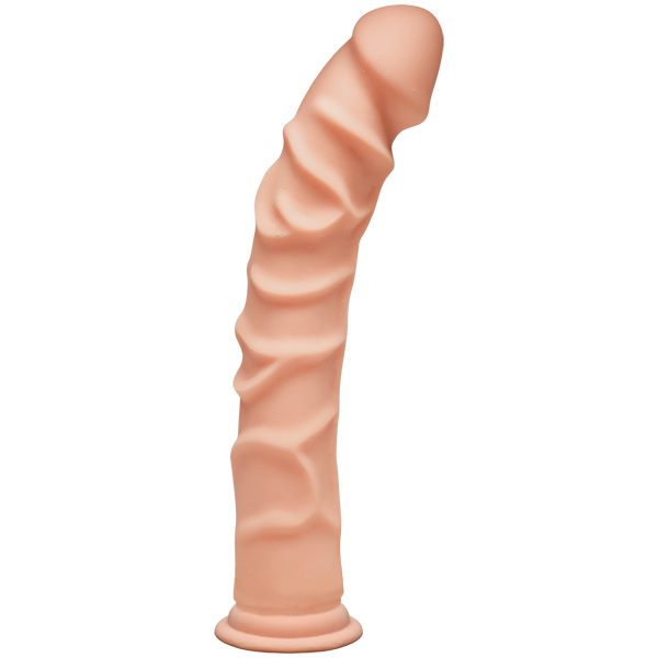 D Ragin D 10 Inches Vanilla Ultraskyn Beige Dildo