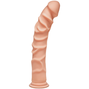 D Ragin D 10 Inches Vanilla Ultraskyn Beige Dildo