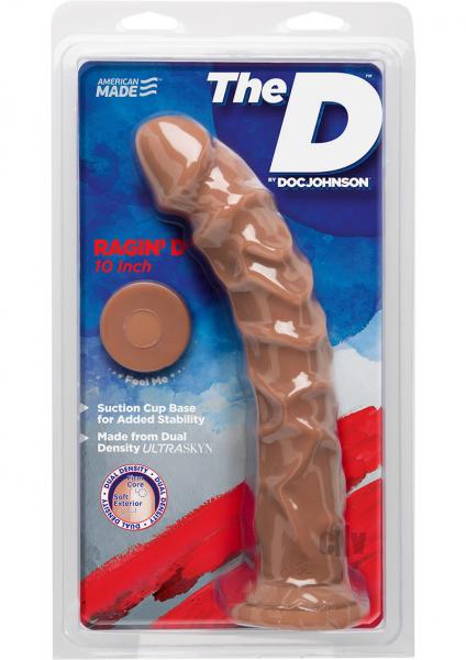 D Ragin D 10 Inches Caramel Ultraskyn Dildo