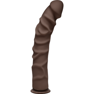 D Ragin D 10 Inches Chocolate Ultraskyn Brown Dildo