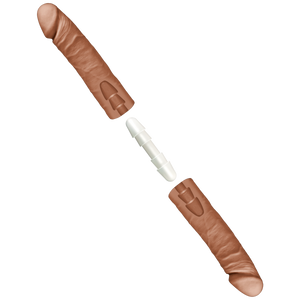 The Double D 16 Inches Caramel Ultraskyn Tan Dildo