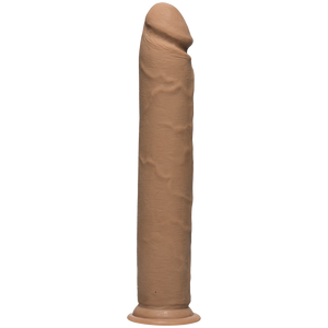 The D Realistic D 12 Inches Caramel Tan Dildo