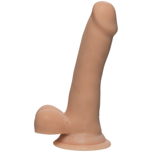 The Slim D Ultraskyn Dildo 6" Beige