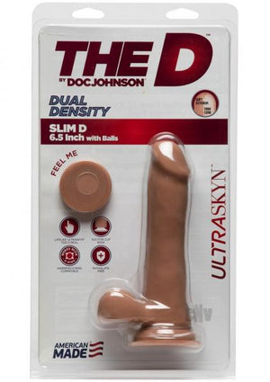 The Slim D W/Balls 6.5 Caramel