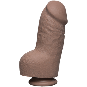 The D Fat D 8 Inches With Balls Ultraskyn Dildo Tan