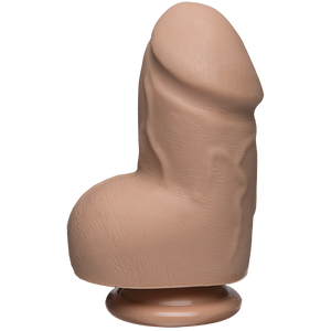 The D Fat D 6 Inches With Balls Firmskyn Beige Dildo