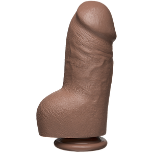 The D Fat D 8 Inches With Balls Firmskyn Tan Dildo
