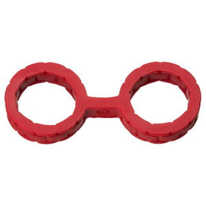 Japanese Bondage Silicone Cuffs Small Red