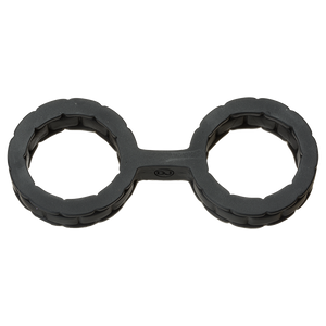 Japanese Bondage Silicone Cuffs Small Black