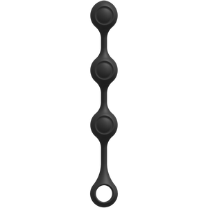 Kink Weighted Silicone Anal Balls Black