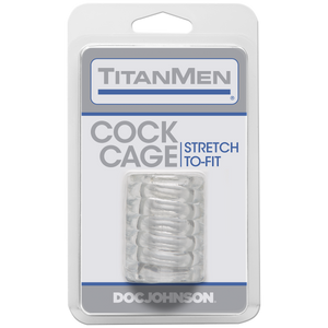 Titanmen Tools Cock Cage Clear