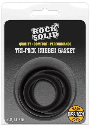 Rock Solid Tri Pk Rubber Gasket Black