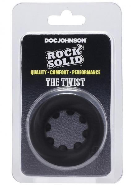 Rock Solid The Twist C Ring Black