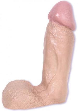 The Naturals 7 Inches Thick Dong With Balls Beige