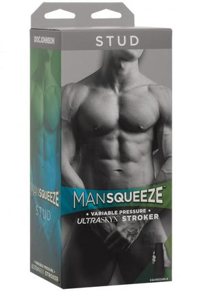 Man Squeeze Stud Ass Beige Stroker