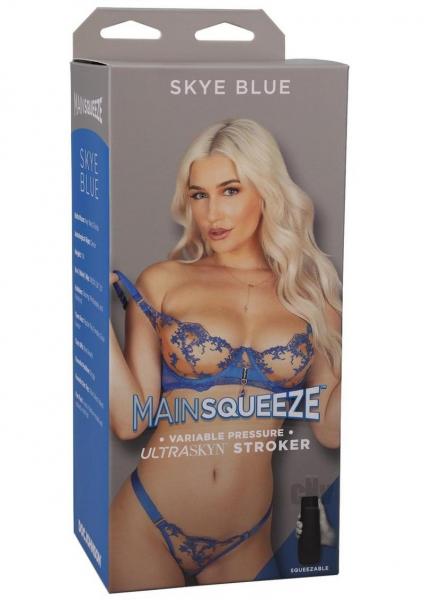 Main Squeeze Skye Blue Ultraskyn Stroker Vagina Beige