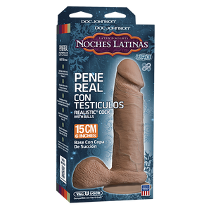 Noches Latinas Ur3 Pene Real Con Testiculos 6.5 Inch